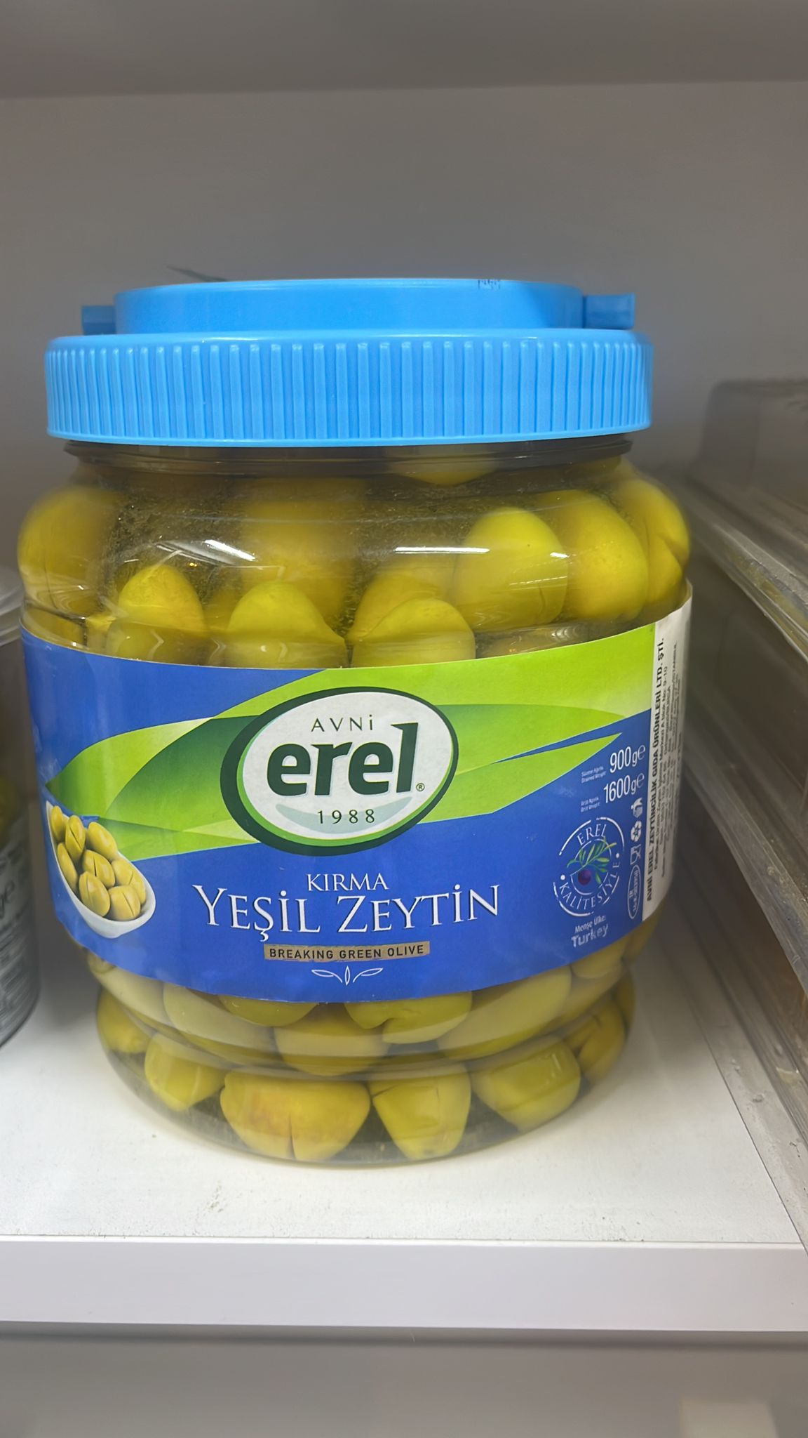 EREL KESİK YEŞİL ZEYTİN